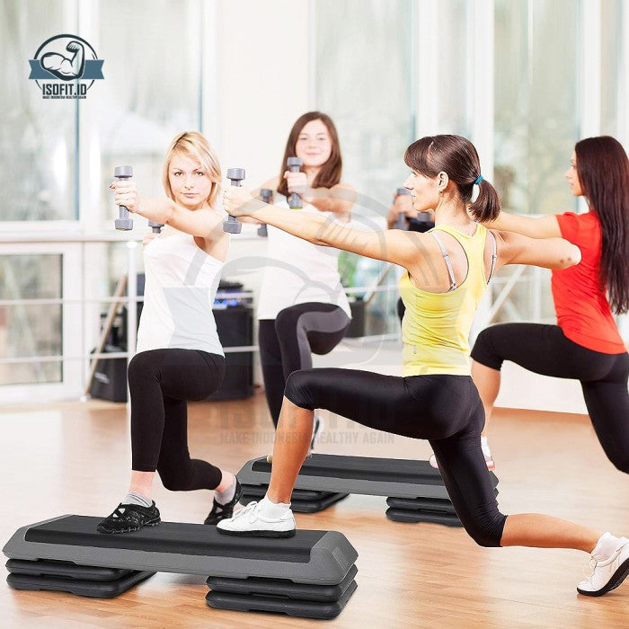 Aerobic Exercise Stepper/Papan Step Aerobik 110x41x10/15/20cm - A - 110x41x10cm