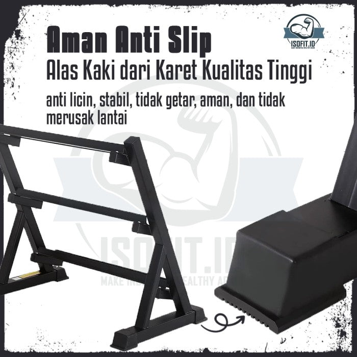 3-Layer Dumbell Storage Rack / Rak Dumbell 3 Tingkat