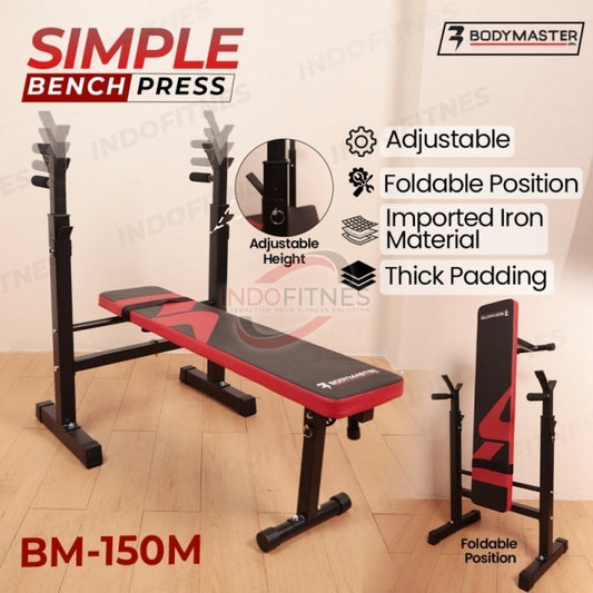 BODYMASTER Bench Press BM-155 Home Gym Preacher Curl Leg Lat Pull Down - BM-150, BLM ONGKIR