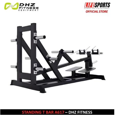 New Alat Olahraga Fitness Gym Standing T Bar Row Strenght Machine Plate Loaded DHZ A617