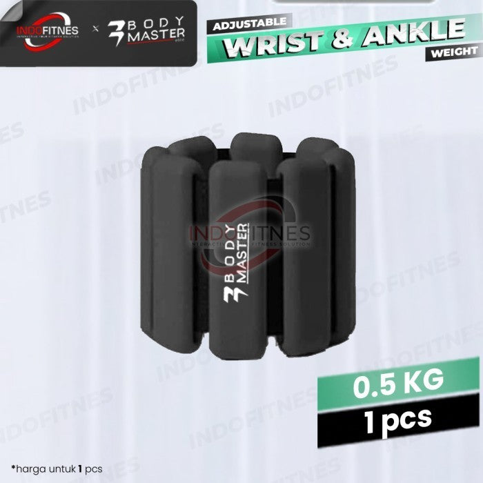 BODYMASTER Ankle Wrist Adjustable Weight Pemberat Tangan Kaki 0.5KG - 1 pcs