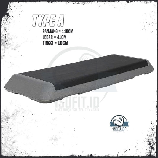 Aerobic Exercise Stepper/Papan Step Aerobik 110x41x10/15/20cm - A - 110x41x10cm