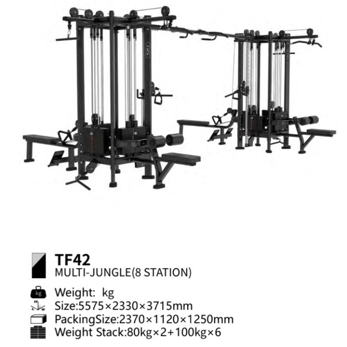BRTW FITNESS Multi Junggle 8 Station TF42 /Gym / Fitness - Pembayaran Ke2