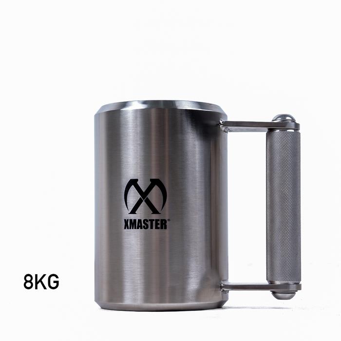 XMASTER Heavy Mug 8/10KG Gelas Berat Dumbbell 304 Baja Tahan Karat Latihan Kekuatan Otot - 8Kg Stainless steel