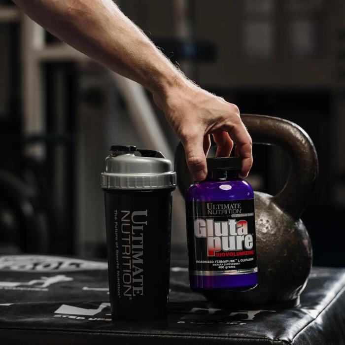 Ultimate Nutrition Glutapure (L-Glutamine USP) suplemen fitness / suplemen gym / suplemen protein / massa otot - 300 caps