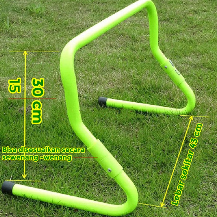 OneTwoFit Hurdle Alat Melatih Reflek Foldable Adjustable 15/30cm Alat Latih Sepak Bola Traning