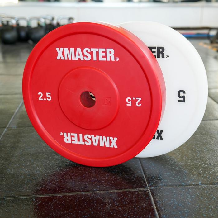 XMASTER Technique Plate Diameter 450mm Weightlifting Fitness gym CrossFit Training ROGUE ELEIKO - 2.5kg Sepasang