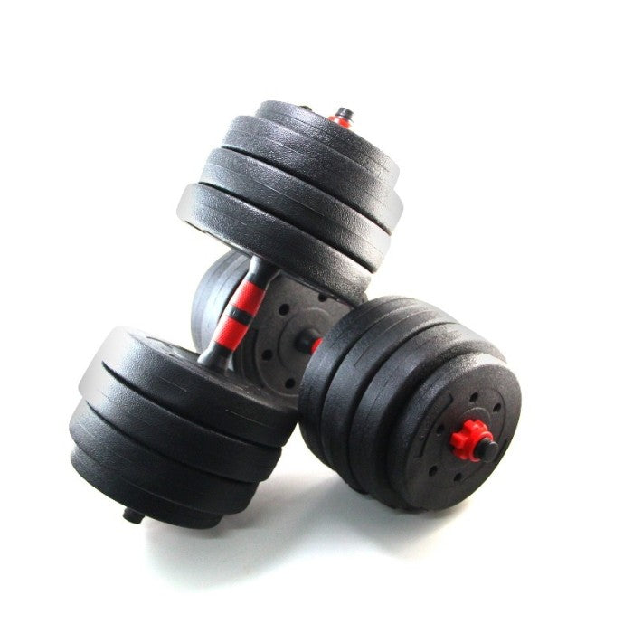 F207 READY ALAT FITNES Dumbbell Adjustable Set 2 in 1 MULTIGUNA BARBEL