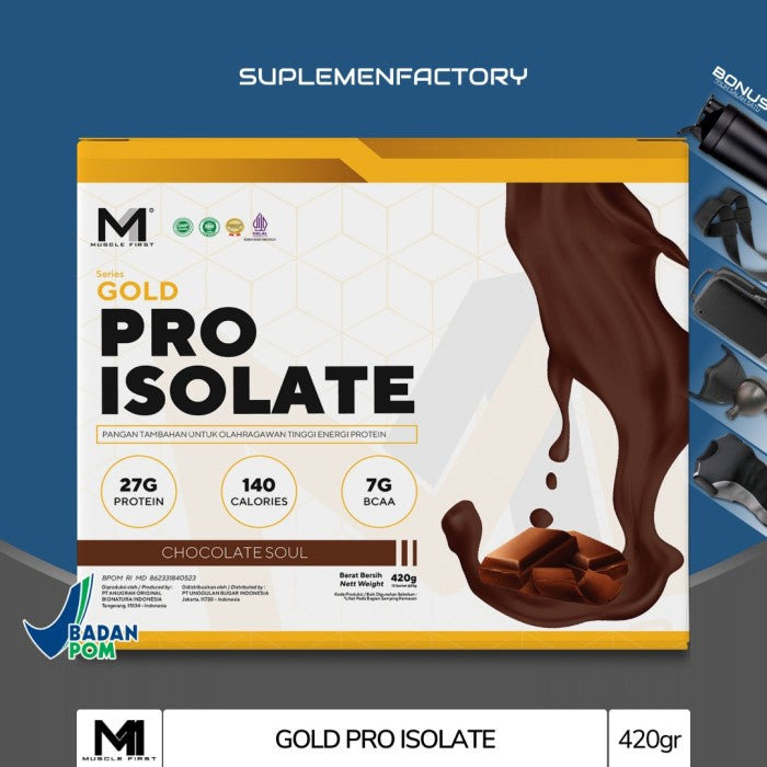 Muscle First Gold Pro Isolate Box 420 Gram Whey Protein M1