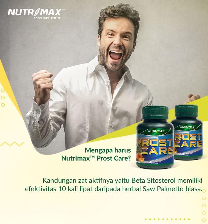 Nutrimax Prost Care Isi 30 Naturecaps Membantu Memelihara Kesehatan Prostat