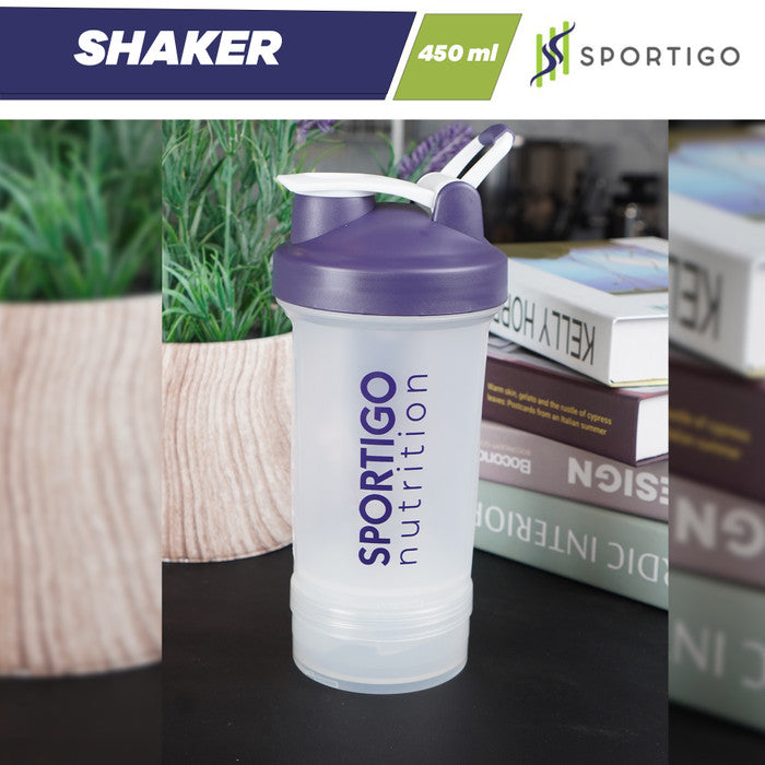 Sportigo Shaker Bottle Susu Whey Protein - 450 ml