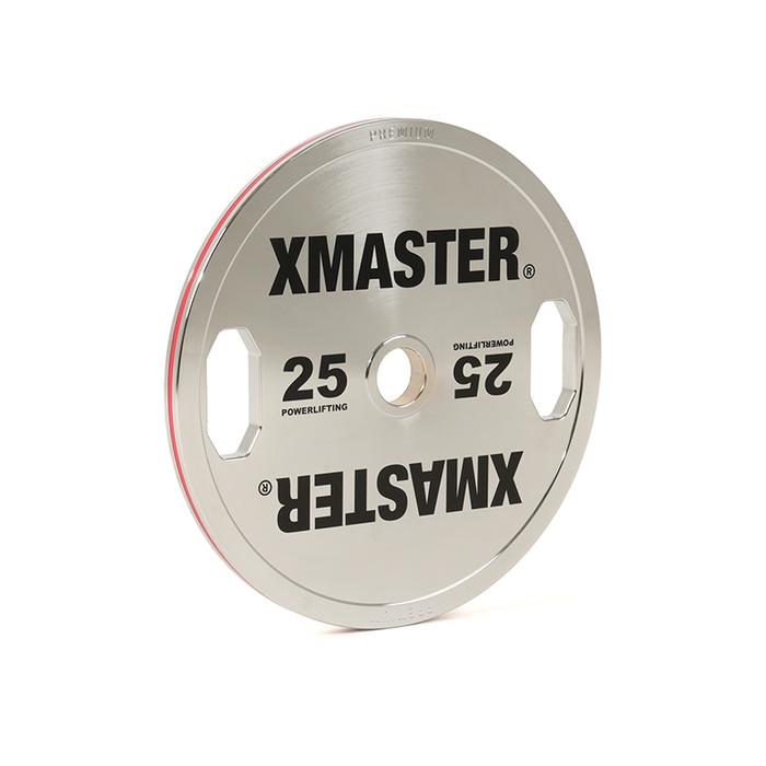 XMASTER Steel Plate Chromed Powerlifting Grip Calibrated IPF Fitness Strength gym ROGUE ELEIKO - 5kg Sepasang