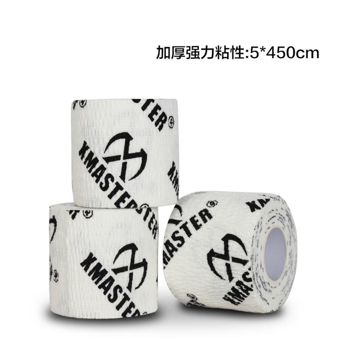XMASTER Crossfit Hook Grip Tape Weightlifting Powerlifting Strength Deadlift Flexible Cotton ROGUE - NP Blue 3 roll