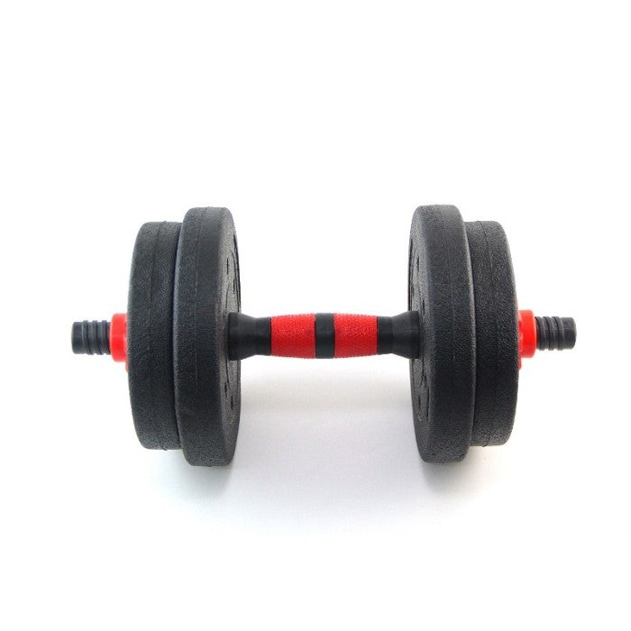 PROMO F203 READY 10KG DUMBBELL BARBEL SET ADJUSTABLE MULTIGUNA 2 IN 1