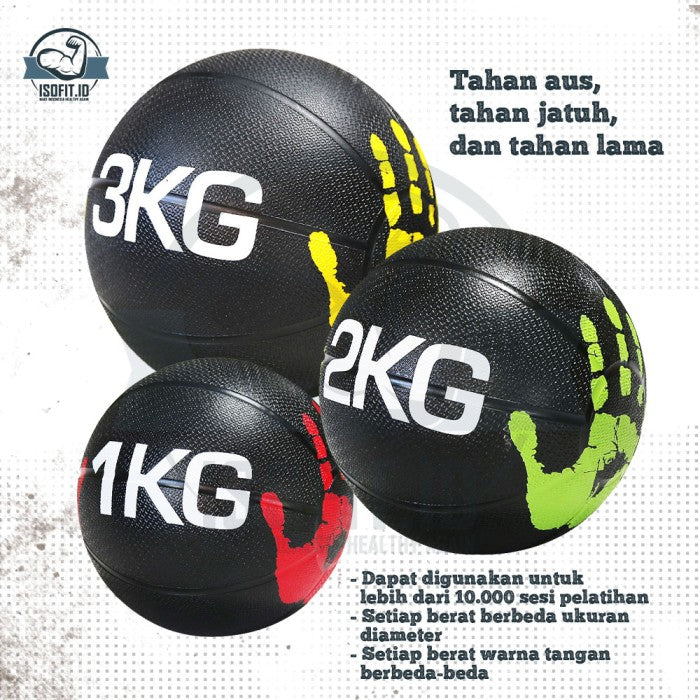 Yoga Fitness Gravity Gym Ball / Bola Yoga 1-10KG - 1 KG