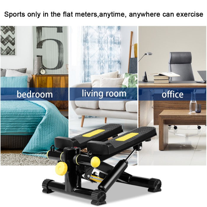Onetwofit Stair steppers Steppers tangga bisu alat olahraga - Hitam
