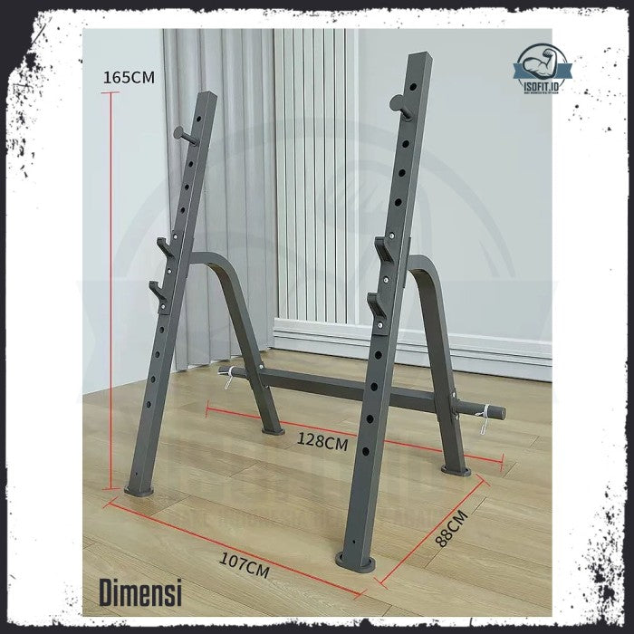 Home Multifunction Squat Rack / Rak Squat Frame / Rak Barbell