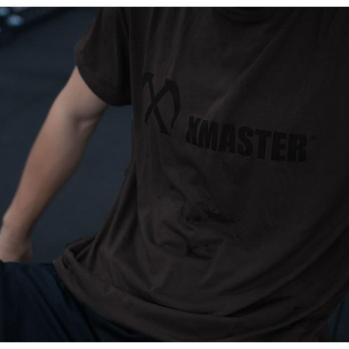XMASTER Sport TSHIRT Baju Olahraga Gym Training Fitness Running Lightweight SweatWicking Breathable - Brown, M - Brown, M