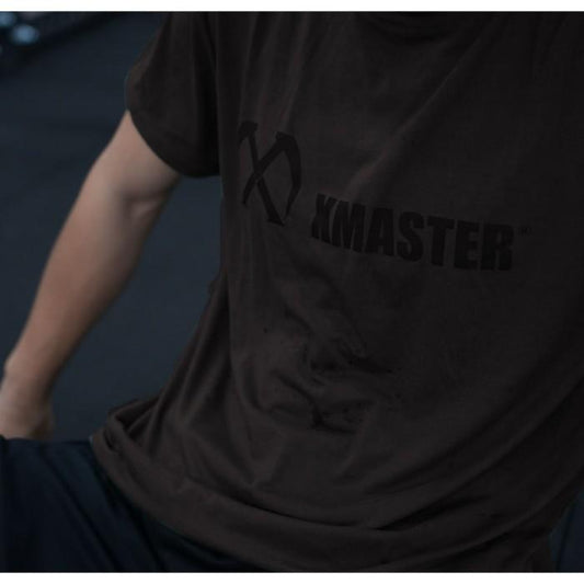 XMASTER Sport TSHIRT Baju Olahraga Gym Training Fitness Running Lightweight SweatWicking Breathable - Brown, M - Brown, M