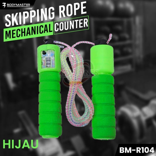 BODYMASTER Tali Skiping BM-R104 Jump Rope Skipping Lompat tali - Hijau