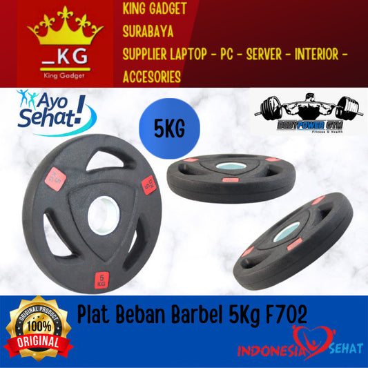 Promo Plat Beban Barbel 5Kg F702 gym fitness indonesia