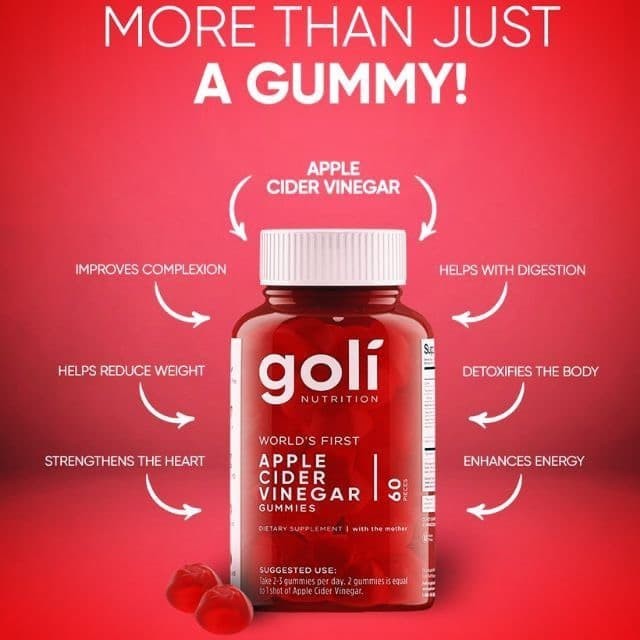 Goli Apple Cider Vinegar Gummy Isi 60