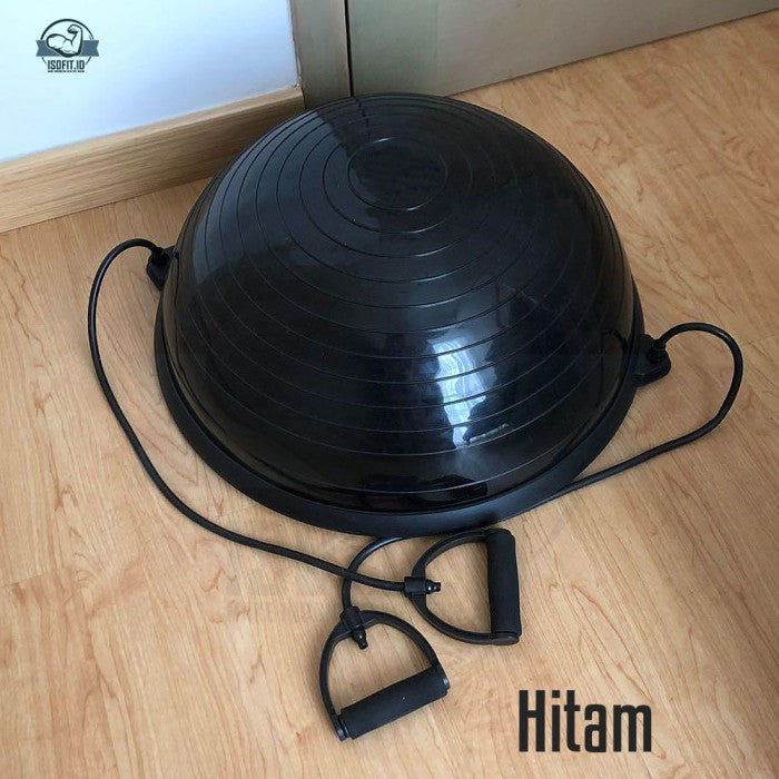 BOLA YOGA Latihan Langkah Keseimbangan ukuran 46cm dan 58cm - Abu-abu, 58CM