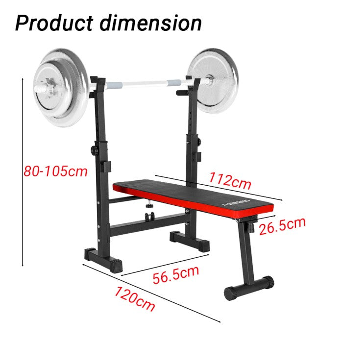 Onetwofit Bench press kecil Multi fungsi Berat Bangku