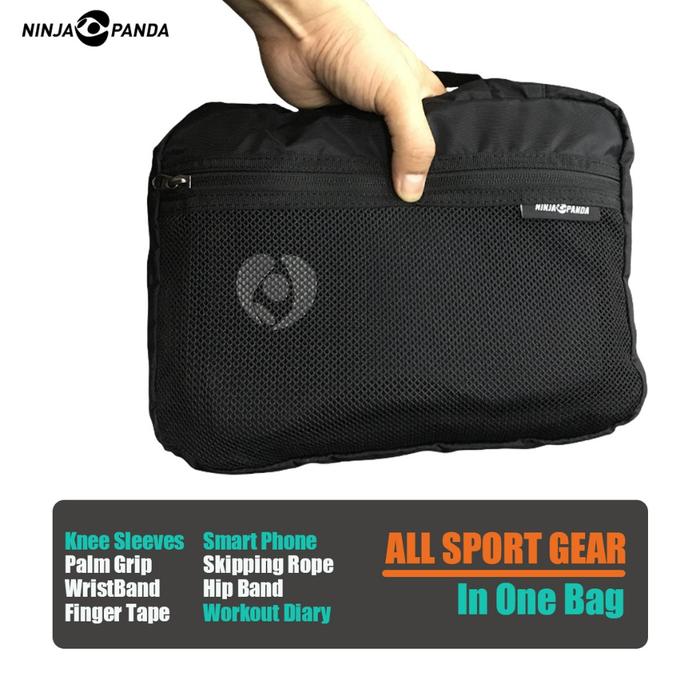 Ninja Panda Gym CrossFit Kit Bag Multipurpose Gear Organizer YKK Waterproof Fitness Training ROGUE