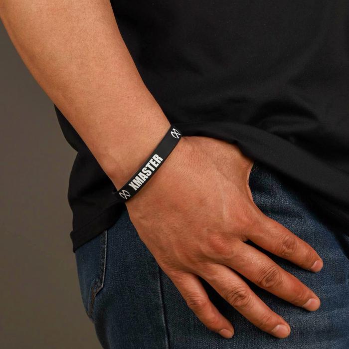 XMASTER Gelang Unisex & Keeper Powerlifting Anti Slip Loop Strap untuk Sabuk Gym Pria Wanita Aksesoris Lever Belt Hijau Hitam - XMASTER Black
