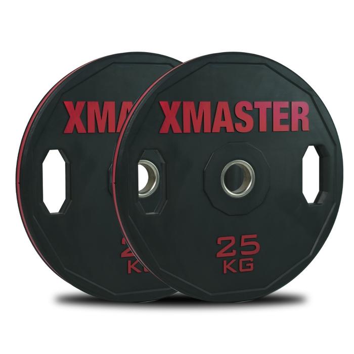 XMASTER Hand Grip Plates Rubber Weight Plate Fitness CrossFit Training Powerlifting ROGUE ELEIKO - 10kg Sepasang