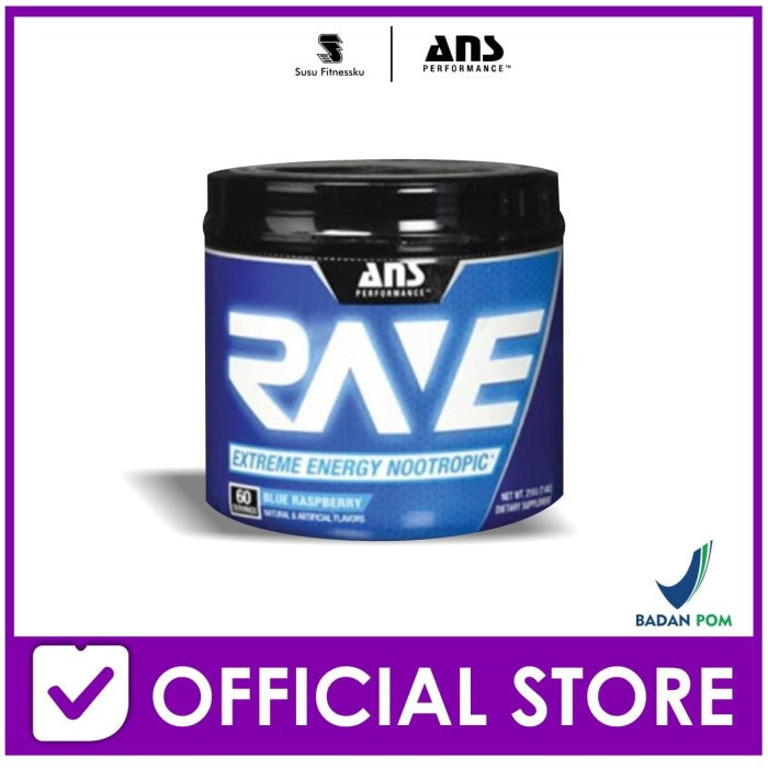 ANS Rave 60servings Pre-Workout PreWO Rave PreWorkout