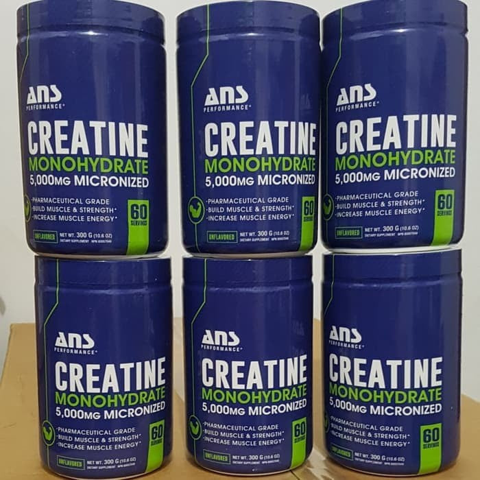 ANS Creatine 300 Gram Creatine Monohydrate Pharmaceutical Grade 60Serv