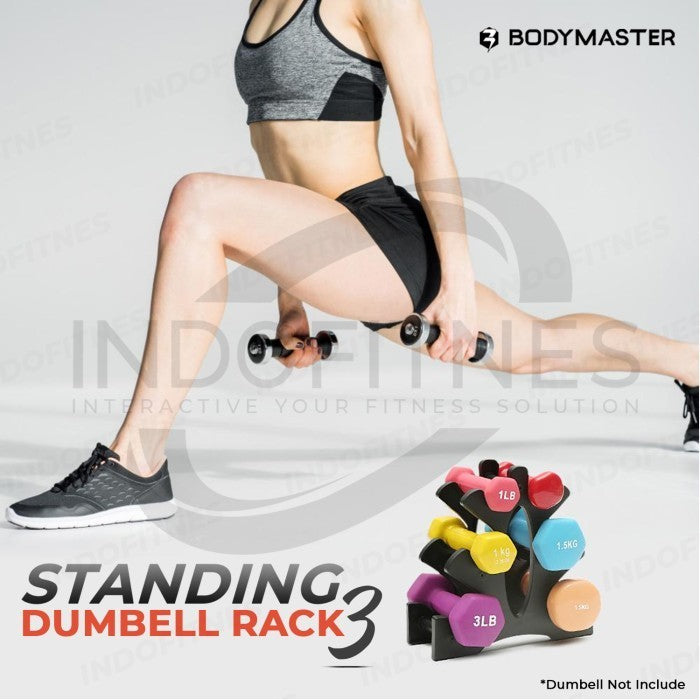 BODYMASTER Standing Dumbell Rack 3 Susun BM-A029 Rak vertical
