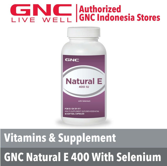 GNC Natural E 400 - 90 kapsul lunak (077967)