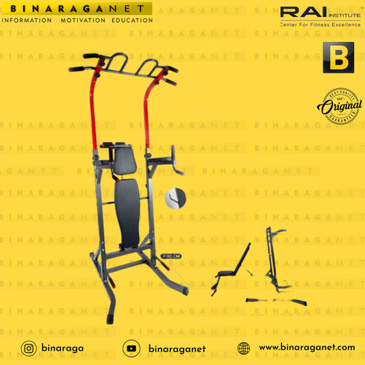 Pull Up Station + Bench / Pullup Dipping Bar Press Bodymaster