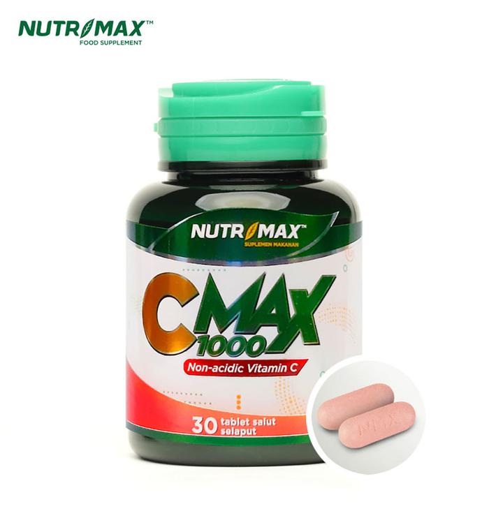 Nutrimax C Max 1000 - Vitamin Vit C Imunitas Daya Tahan Tubuh Antioksidan Kesehatan Kulit Acid