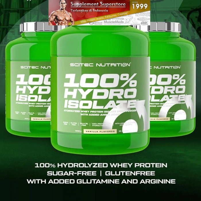 Scitec Nutrition - 100% HYDRO ISOLATE 700gr - Strawberi, Shaker