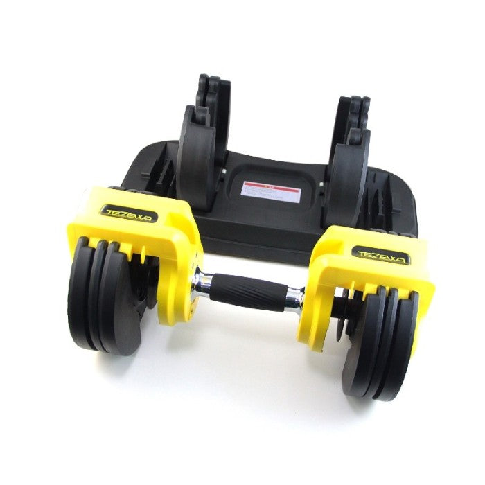 F215 DUMBBELL ADJUSTABLE TEZEWA-13,5KG Pegangan dumbbell -Alat Fitnes - Hitam