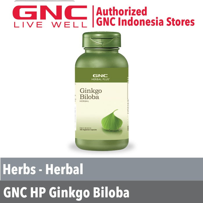 GNC HP Ginkgo Biloba - 100 Kapsul (194720)