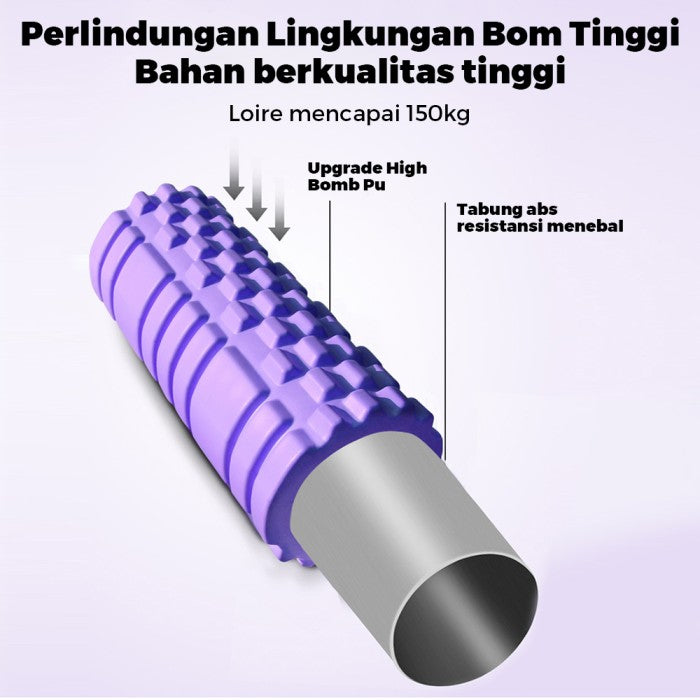 OneTwoFit Yoga Roller Foam Yoga Roler Yoga Massage Gym Fitness Pilates