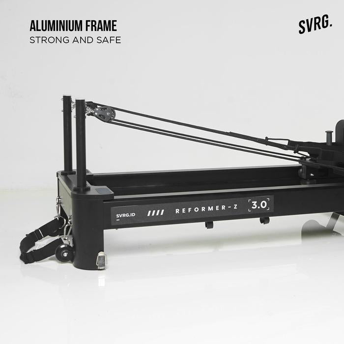 Foldable Pilates Reformer Z 3.0 - SVRG - Alat Pilates - Gym - Fitness - Alumunium - Steel