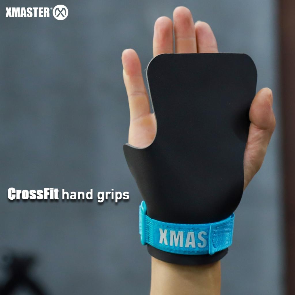 XMASTER CrossFit Palm Grip Gymnastics Pull up hand gloves Bear Komplex Sport Gear Muscle up ROGUE - Green XMASTER, S