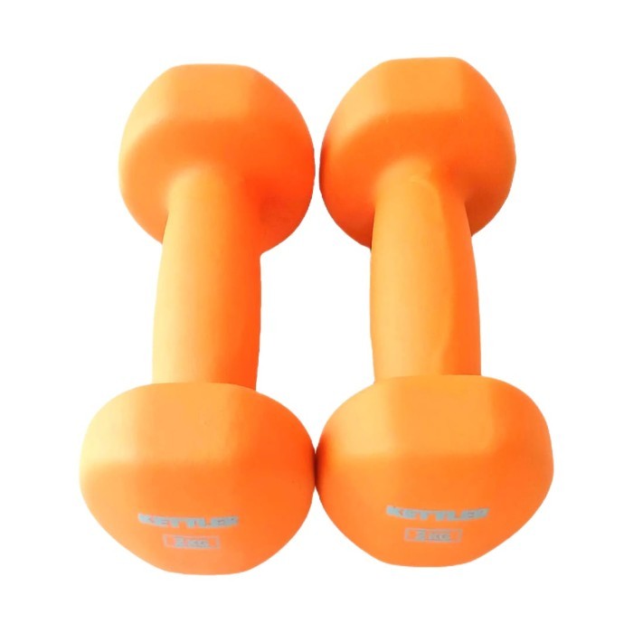 Kettler Neoprene Dumbell Orange 701-010 (4kg/pair)