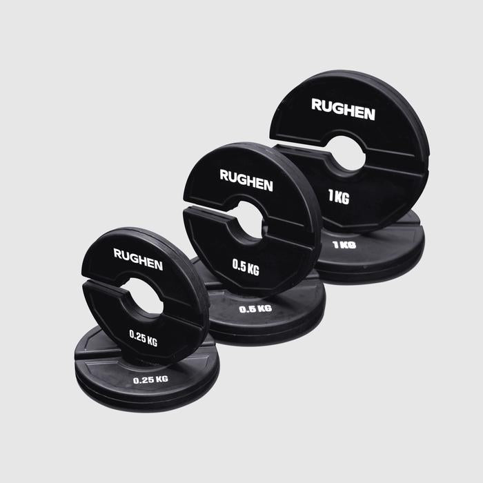 RUGHEN Add-On Rubber Fractional Micro Plate - 0,25 Kg (Pair)