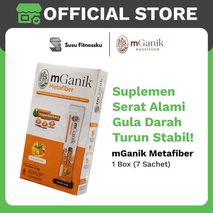 Mganik Metafiber Travel Size 7 Sachet - Suplemen Diabetes
