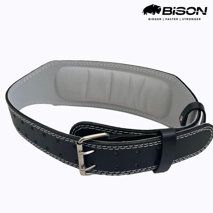 Bison Gym Belt Sabuk Fitness | Weightlifting Belt Power Lifting - L