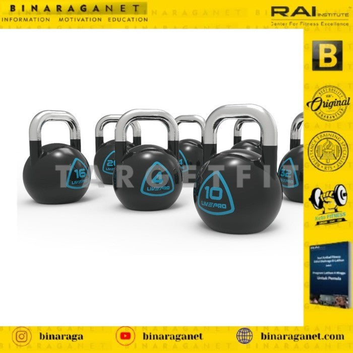 LIVEPRO STEEL COMPETITION KETTLEBELL LP8042