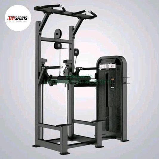 alat fitness dip chin assist dhz fitness u3009d dip chin machine