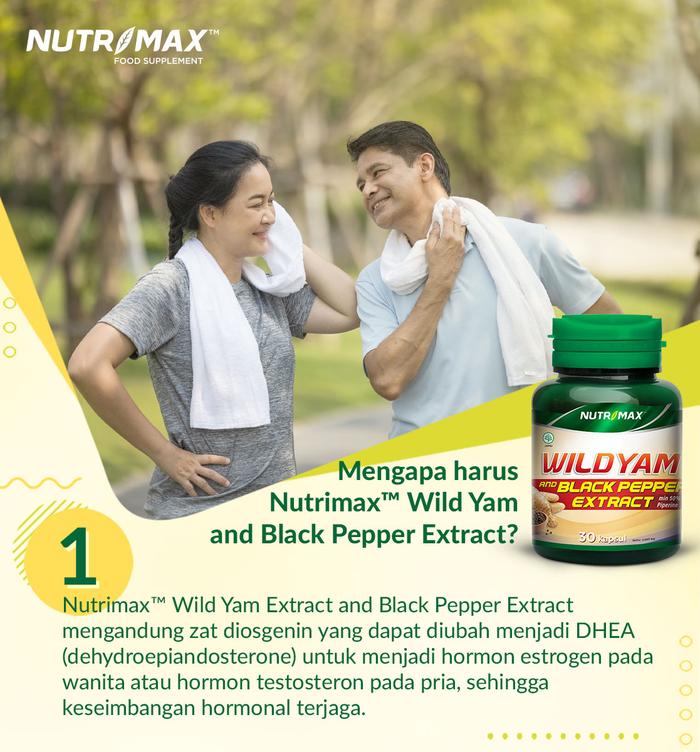 Nutrimax Wild Yam Extract 30 Naturecaps Membantu Menjaga Kesehetan